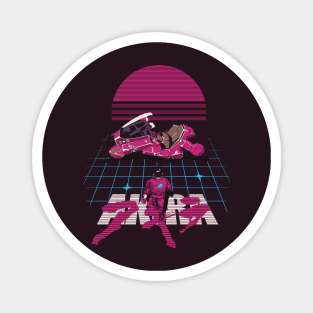 Neo Tokyo Vaporwave Magnet